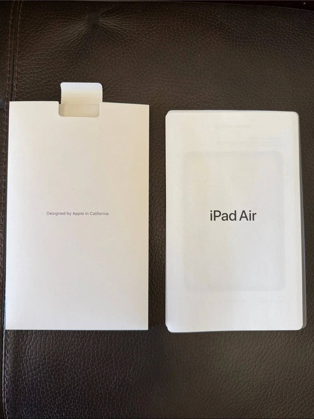 Apple iPad Air Box Only *NO iPad* 4th Generation Wi-Fi - Apple Decals & Pamphlet